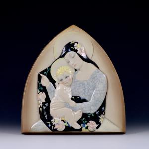 Placca raffigurante Madonna con Bambino - Sandro Vacchetti, Essevi, 1935-1940 circa
